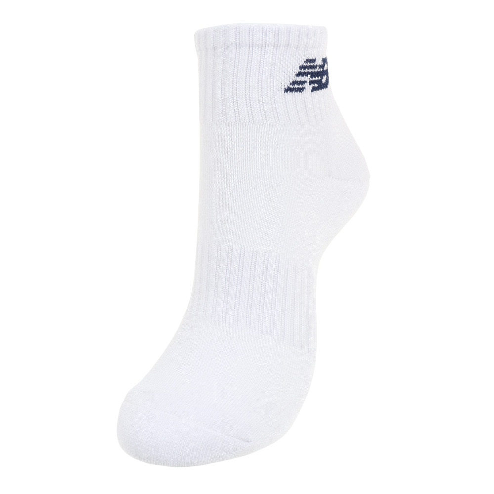ニューバランス（new balance）（メンズ、レディース）ミッドレングス3足組ソックス LAS35705WT