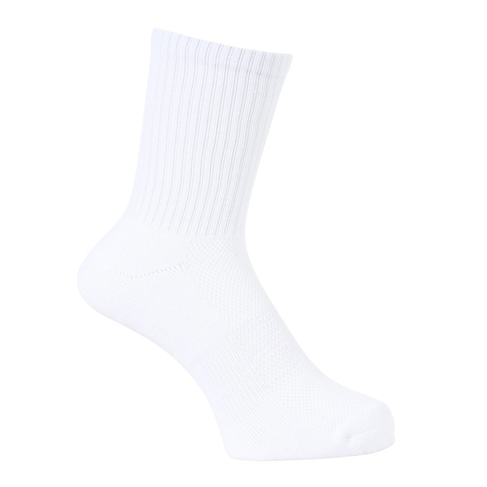 クー（Coo.）（メンズ）パイル レギュラーソックス 3足組 894Q3OK0010WHT