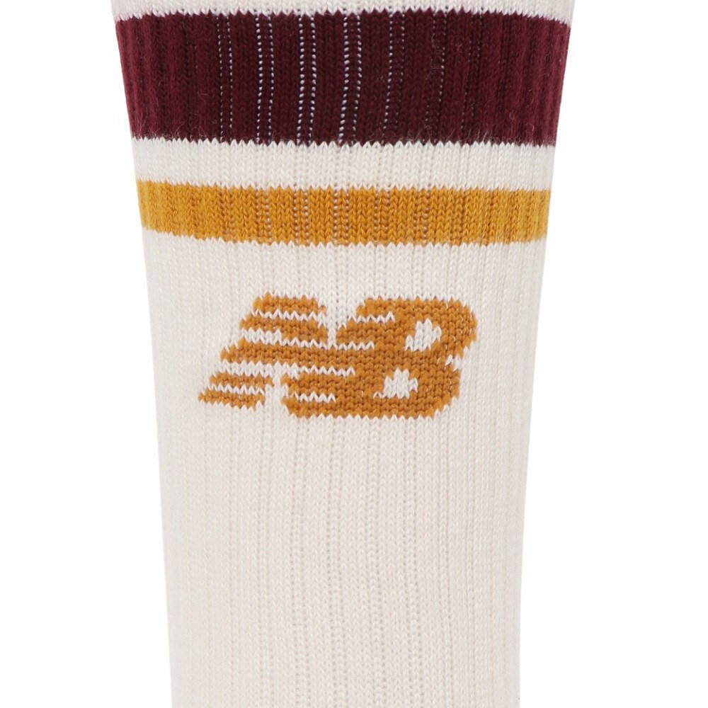ニューバランス（new balance）（メンズ、レディース）ライン ミッドカフ 3Pソックス 3足組 LAS32163AS3