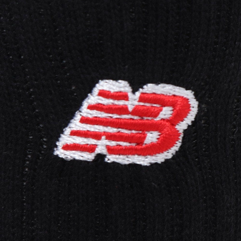 ニューバランス（new balance）（メンズ、レディース）パッチロゴ 3Pソックス 3足組 LAS33763BK