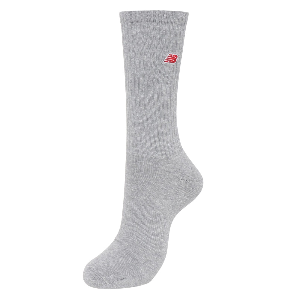 ニューバランス（new balance）（メンズ、レディース）パッチロゴ 3Pソックス 3足組 LAS33763WM  スポーツ用品はスーパースポーツゼビオ