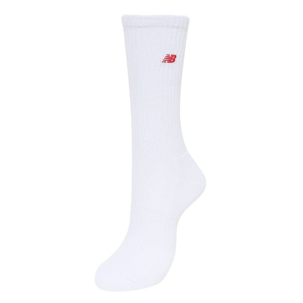 ニューバランス（new balance）（メンズ、レディース）パッチロゴ 3Pソックス 3足組 LAS33763WM