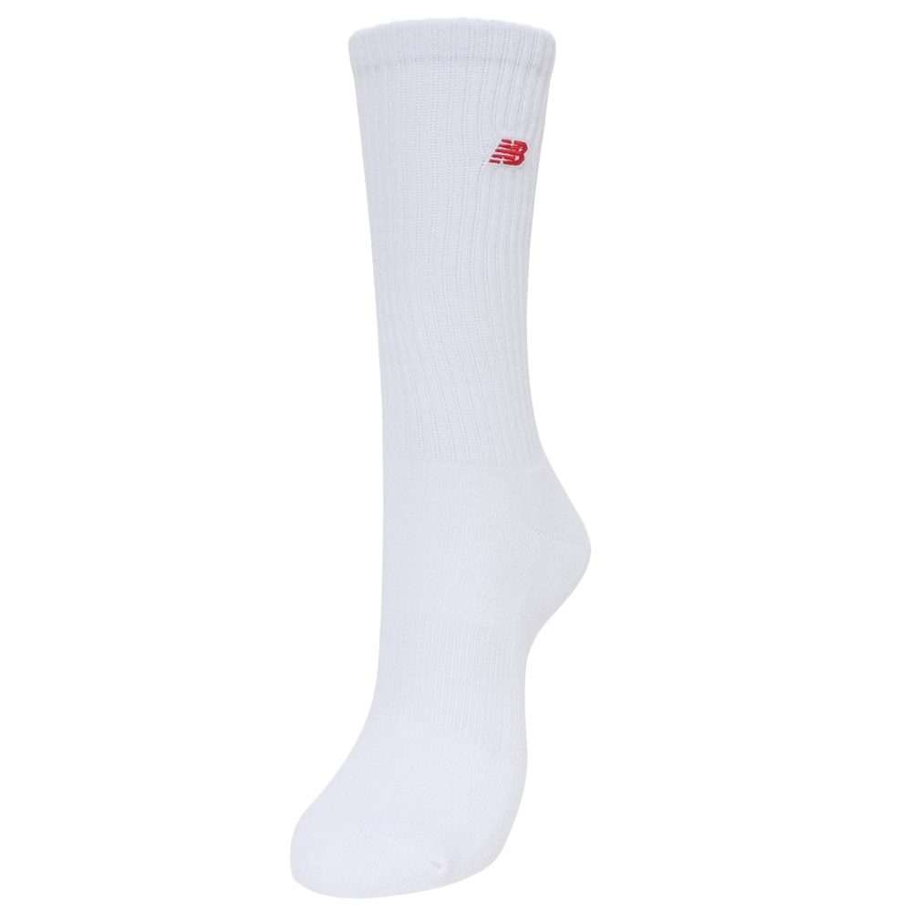 ニューバランス（new balance）（メンズ、レディース）パッチロゴ 3Pソックス 3足組 LAS33763WT