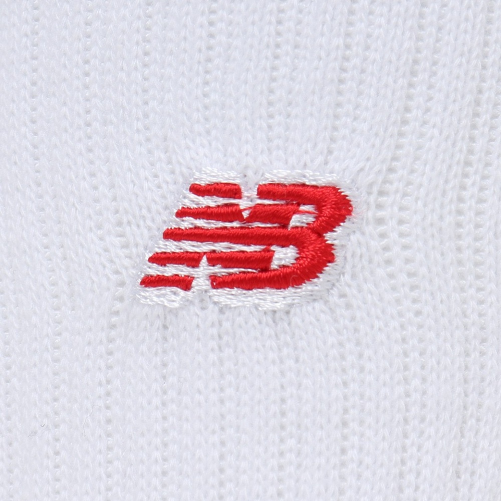 ニューバランス（new balance）（メンズ、レディース）パッチロゴ 3Pソックス 3足組 LAS33763WT
