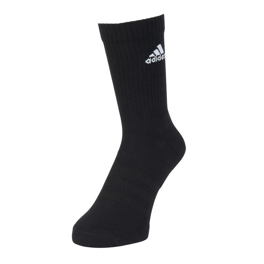 アディダス（adidas）（メンズ）クッション クルーソックス 3足組 EBB96-IC1310