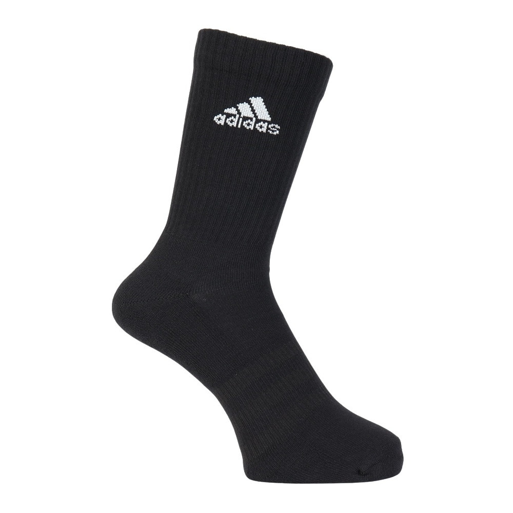 アディダス（adidas）（メンズ）クッション クルーソックス 3足組 EBB96-IC1310