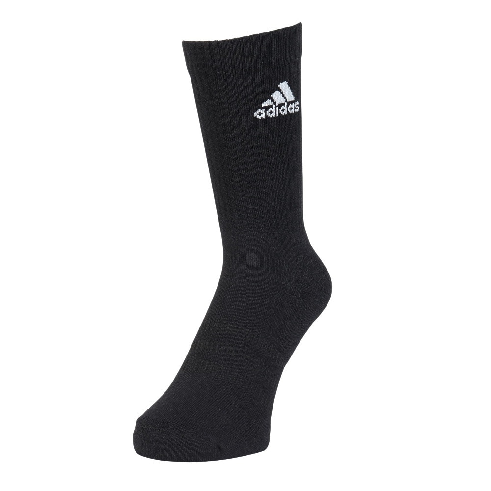 アディダス（adidas）（メンズ）クッション クルーソックス 3足組 EBB96-IC1311