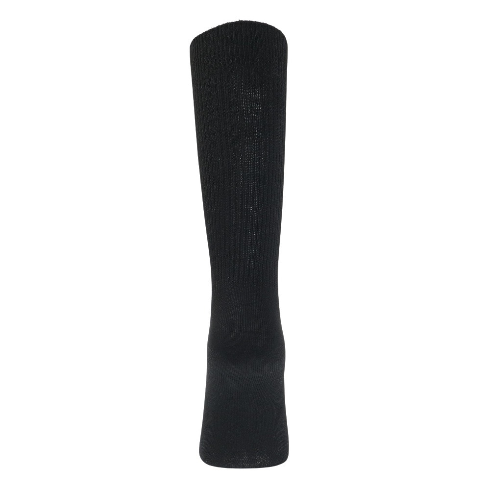 クー（Coo.）（メンズ）HEAT-X 3足組 クルー ソックス BLKリブ 894Q3OK0290 BLK 防寒 黒 25cm