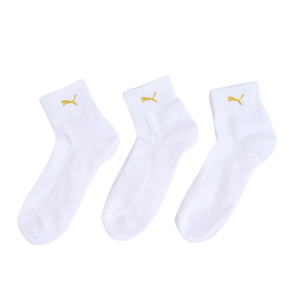 プーマ（PUMA）（メンズ）クォーターソックス 3足組 25～27cm 2823089-01-257