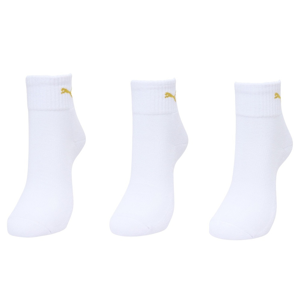 プーマ（PUMA）（メンズ）クォーターソックス 3足組 25～27cm 2823089-01-257