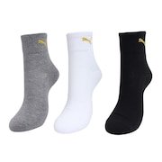 (メンズ)クォーターソックス 3足組 25~27cm 2823089-03-257