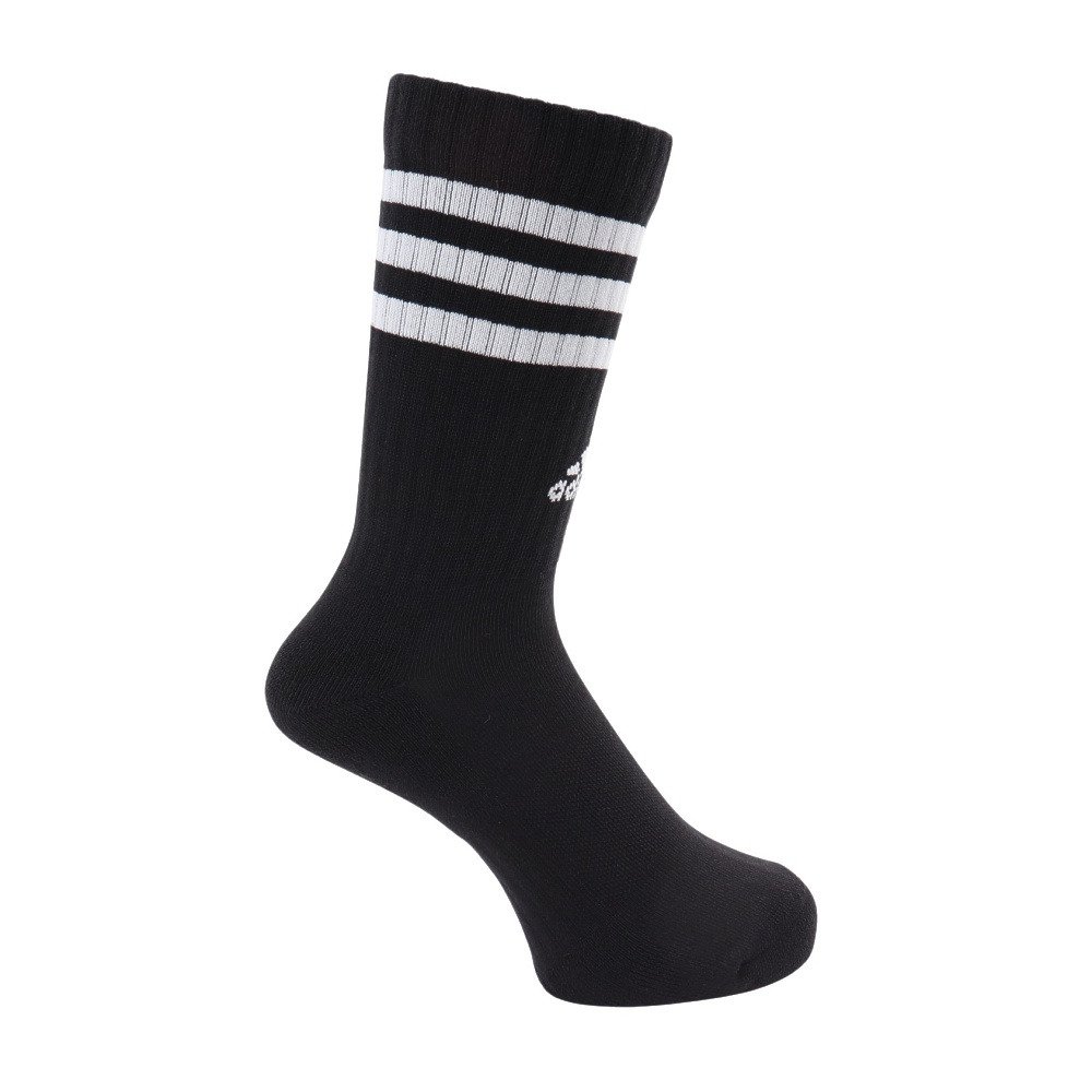 アディダス（adidas）（メンズ）スリーストライプス クッション クルー ソックス 3足組 EBB67-IC1321