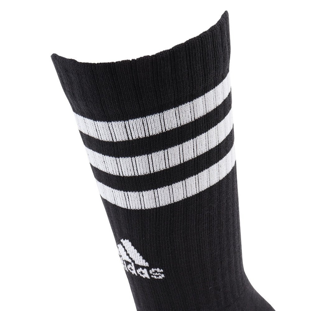 アディダス（adidas）（メンズ）スリーストライプス クッション クルー ソックス 3足組 EBB67-IC1321