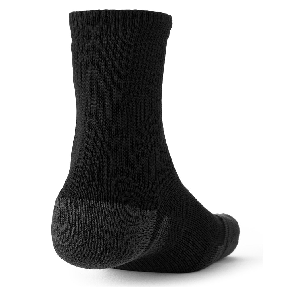 アンダーアーマー（UNDER ARMOUR）（メンズ）パフォーマンステック ノベルティ クルー ソックス 3足組 1379515 002 黒