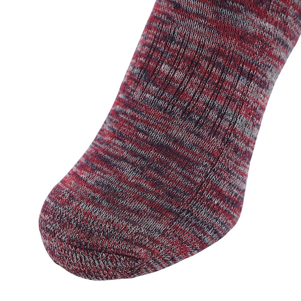 クー（Coo.）（メンズ）HEAT-X 3足組 クルー丈 ソックス REDNVYBLK 894Q4GSA0067 RED 25-28cm 抗菌防臭