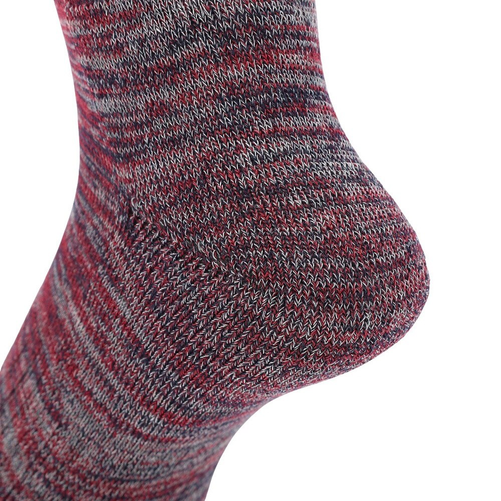 クー（Coo.）（メンズ）HEAT-X 3足組 クルー丈 ソックス REDNVYBLK 894Q4GSA0067 RED 25-28cm 抗菌防臭