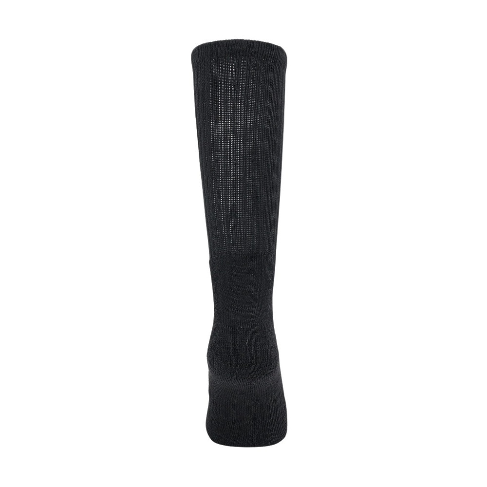 クー（Coo.）（メンズ）HEAT-X 3足組 クルー丈 ソックス BLK 894Q4GSA0072 BLK 黒 25-28cm 抗菌防臭