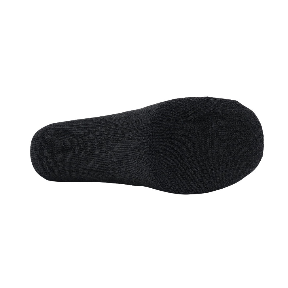 クー（Coo.）（メンズ）HEAT-X 3足組 クルー丈 ソックス BLK 894Q4GSA0072 BLK 黒 25-28cm 抗菌防臭