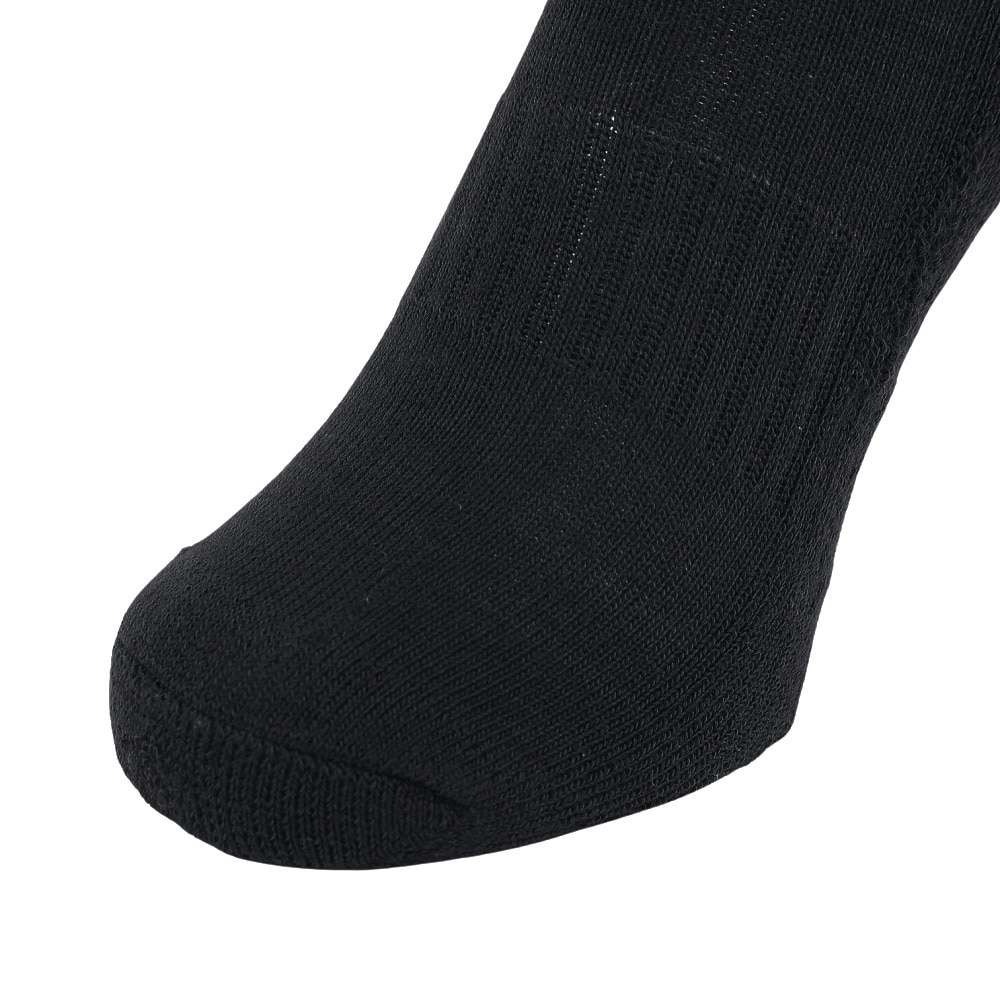 クー（Coo.）（メンズ）HEAT-X 3足組 クルー丈 ソックス BLK 894Q4GSA0072 BLK 黒 25-28cm 抗菌防臭