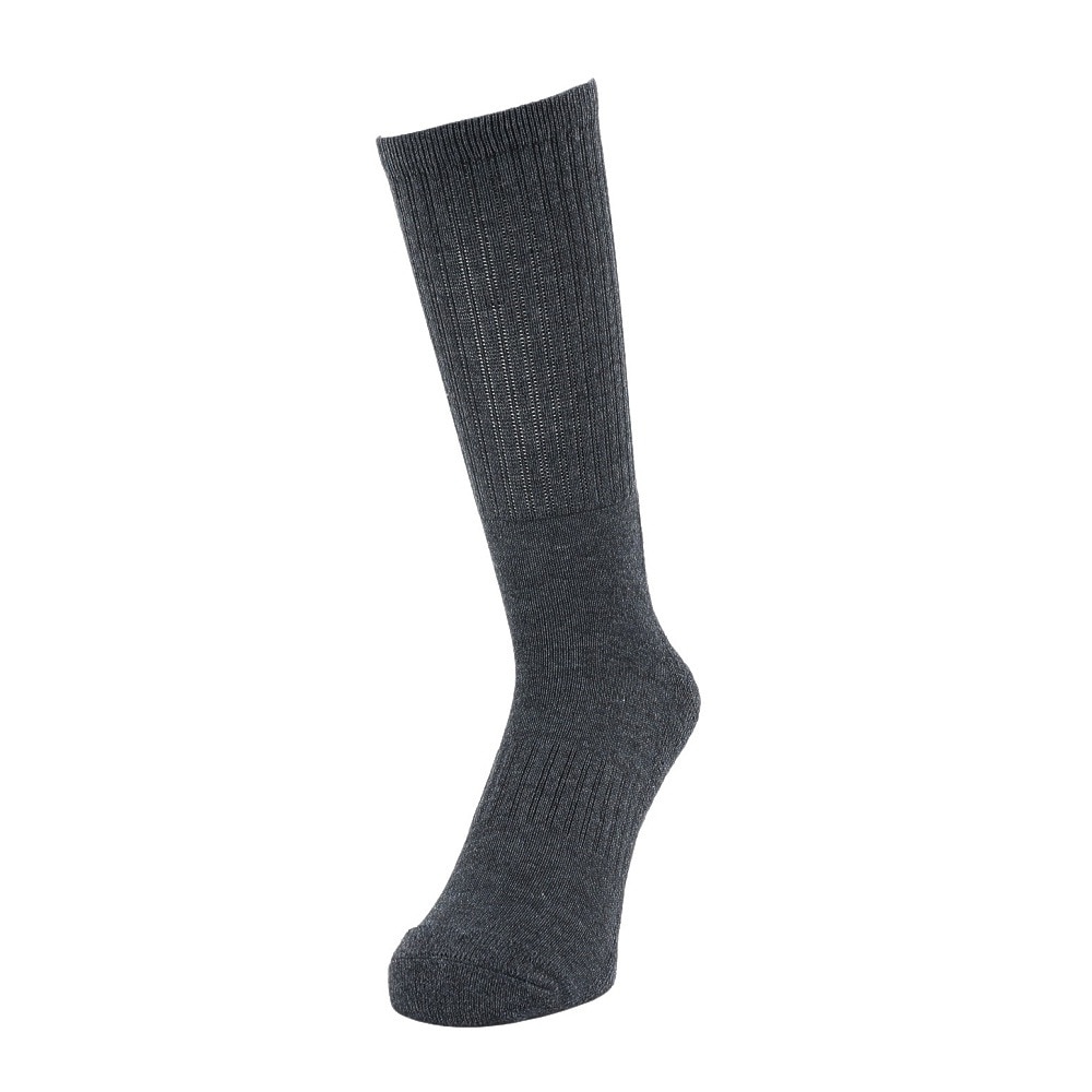 クー（Coo.）（メンズ）HEAT-X 3足組 クルー丈 ソックス CGYNVYBLK 894Q4GSA0073 CGRY 25-28cm 抗菌防臭