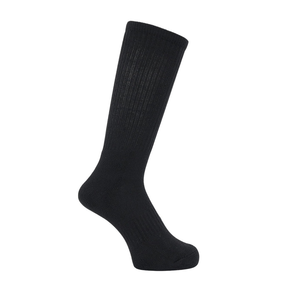 クー（Coo.）（メンズ）HEAT-X 3足組 クルー丈 ソックス CGYNVYBLK 894Q4GSA0073 CGRY 25-28cm 抗菌防臭