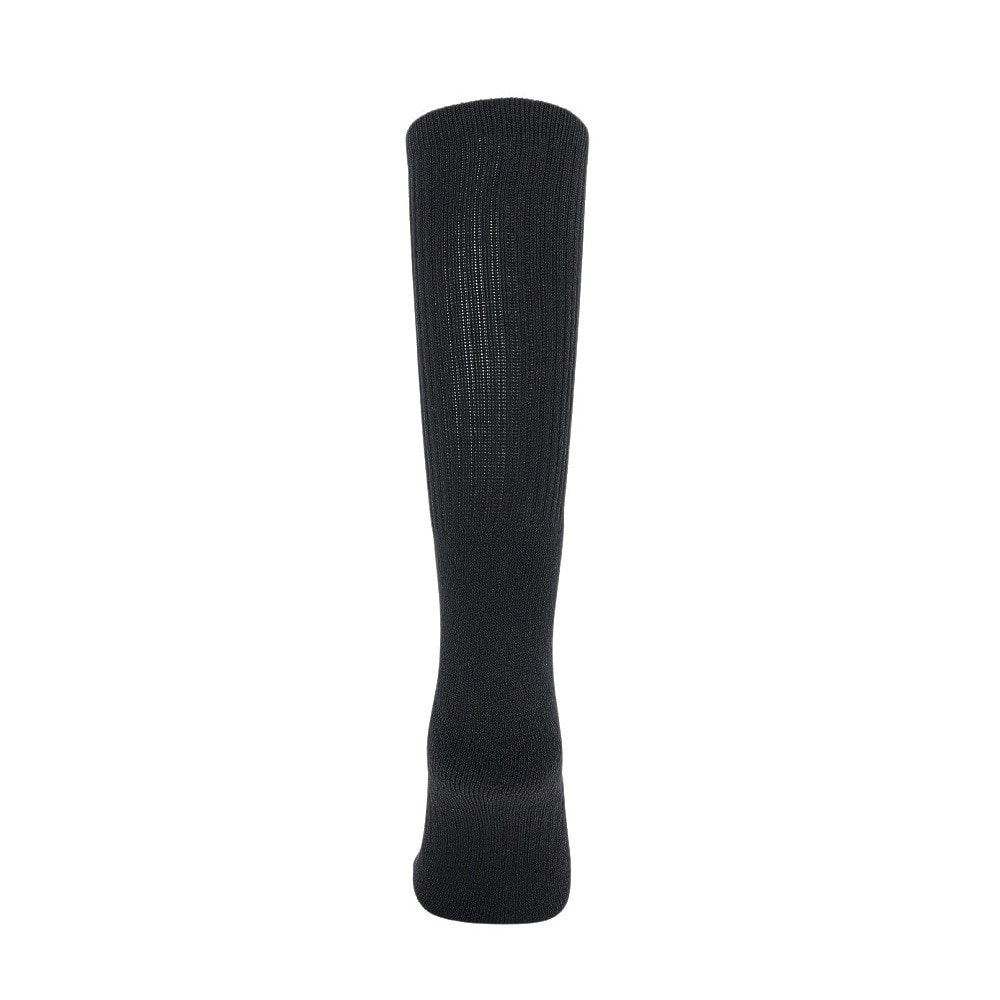 クー（Coo.）（メンズ）HEAT-X 3足組 クルー丈 ソックス 894Q4GSA0074 BLK 黒 25-28cm 抗菌防臭