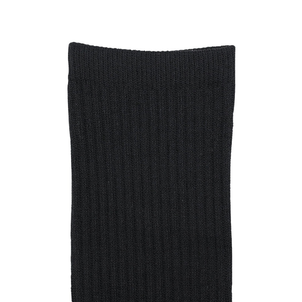 クー（Coo.）（メンズ）HEAT-X 3足組 クルー丈 ソックス 894Q4GSA0074 BLK 黒 25-28cm 抗菌防臭