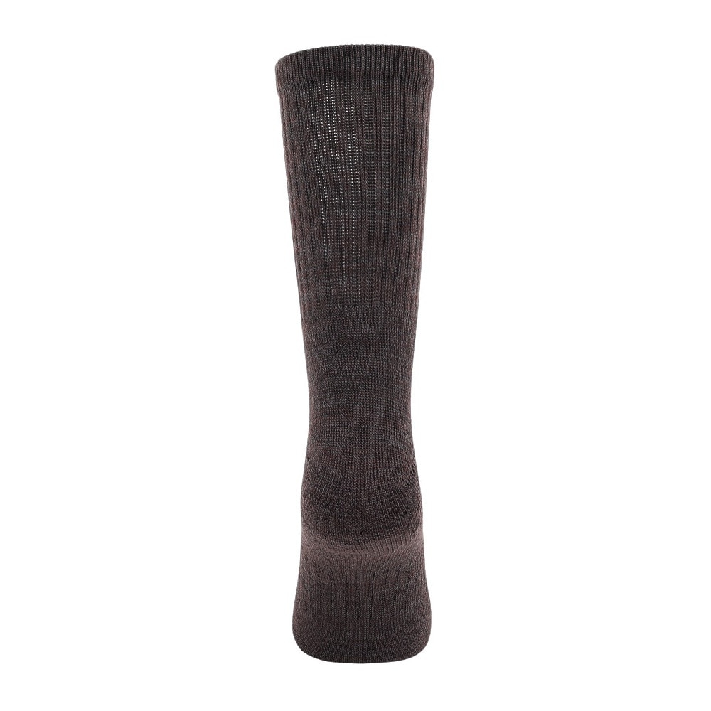クー（Coo.）（メンズ）HEAT-X 3足組 クルー丈 ソックス BRNPURPUR 894Q4GSA0075 BRN 25-28cm 抗菌防臭