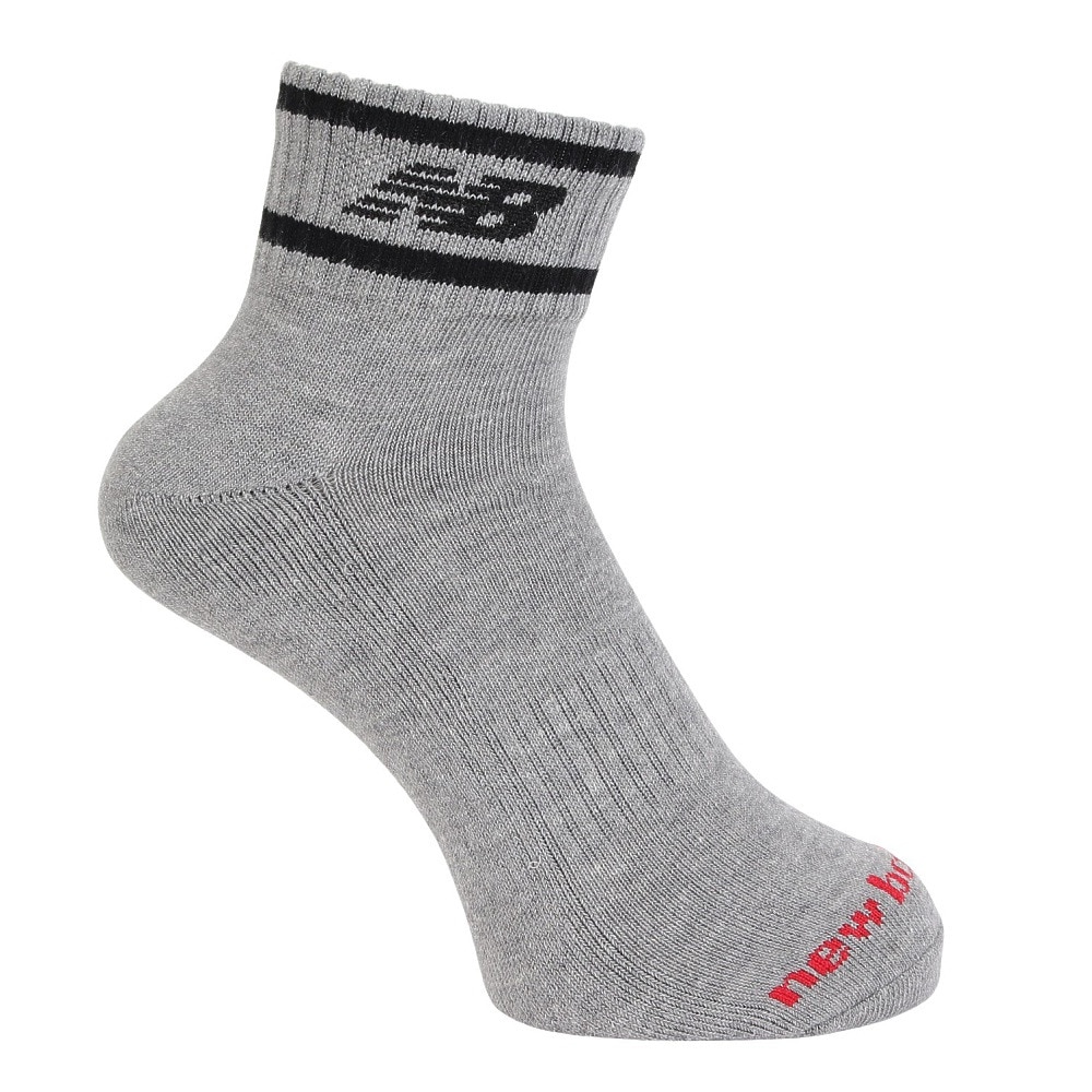 ニューバランス（new balance）（メンズ）靴下 ミッドレングス 3足組ソックス LAS55637AS 23-29cm