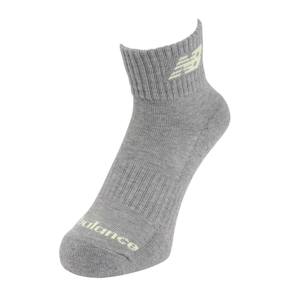 ニューバランス（new balance）（メンズ）ソックス ミッドレングス 3足組 M-LLサイズ LAS55637WM 新年度 新学期 新調 部活 学生 衣替え