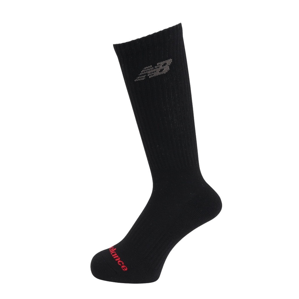 ニューバランス（new balance）（メンズ）ソックス レギュラーレングス 3足組 M-LLサイズ LAS55638AS1 カジュアル スポーティ スト系 シンプル おしゃれ