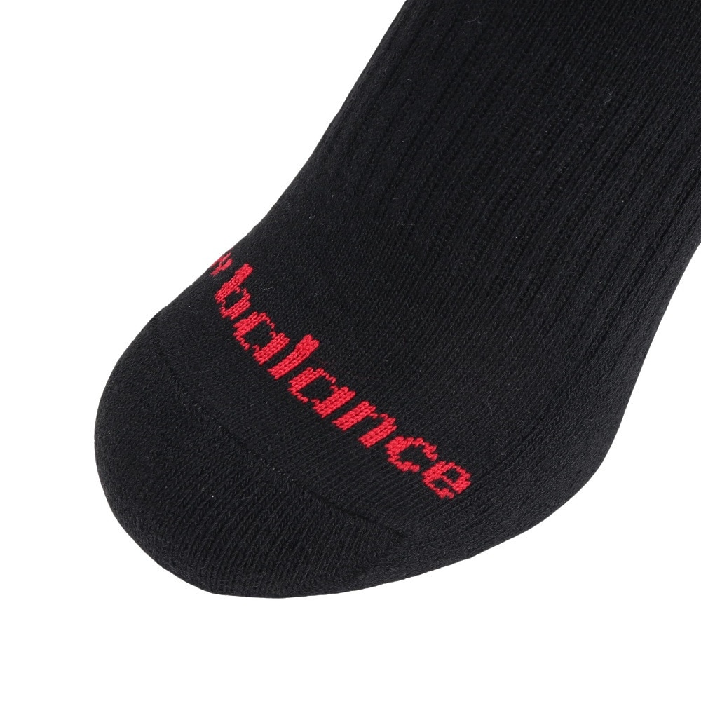ニューバランス（new balance）（メンズ）ソックス レギュラーレングス 3足組 M-LLサイズ LAS55638AS1 カジュアル スポーティ スト系 シンプル おしゃれ