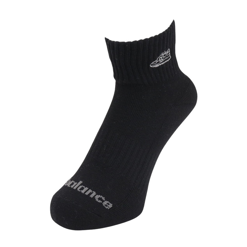ニューバランス（new balance）（メンズ）ソックス ミッドレングス 3足組 M-LLサイズ Wappen LAS55658AS1 新年度 新学期 新調 部活 学生 衣替え
