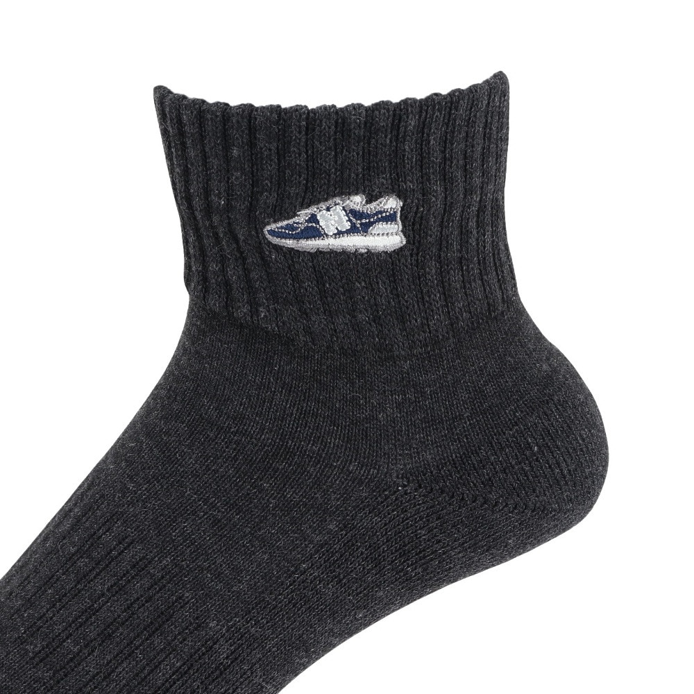 ニューバランス（new balance）（メンズ）ソックス ミッドレングス 3足組 M-LLサイズ Wappen LAS55658AS1 新年度 新学期 新調 部活 学生 衣替え