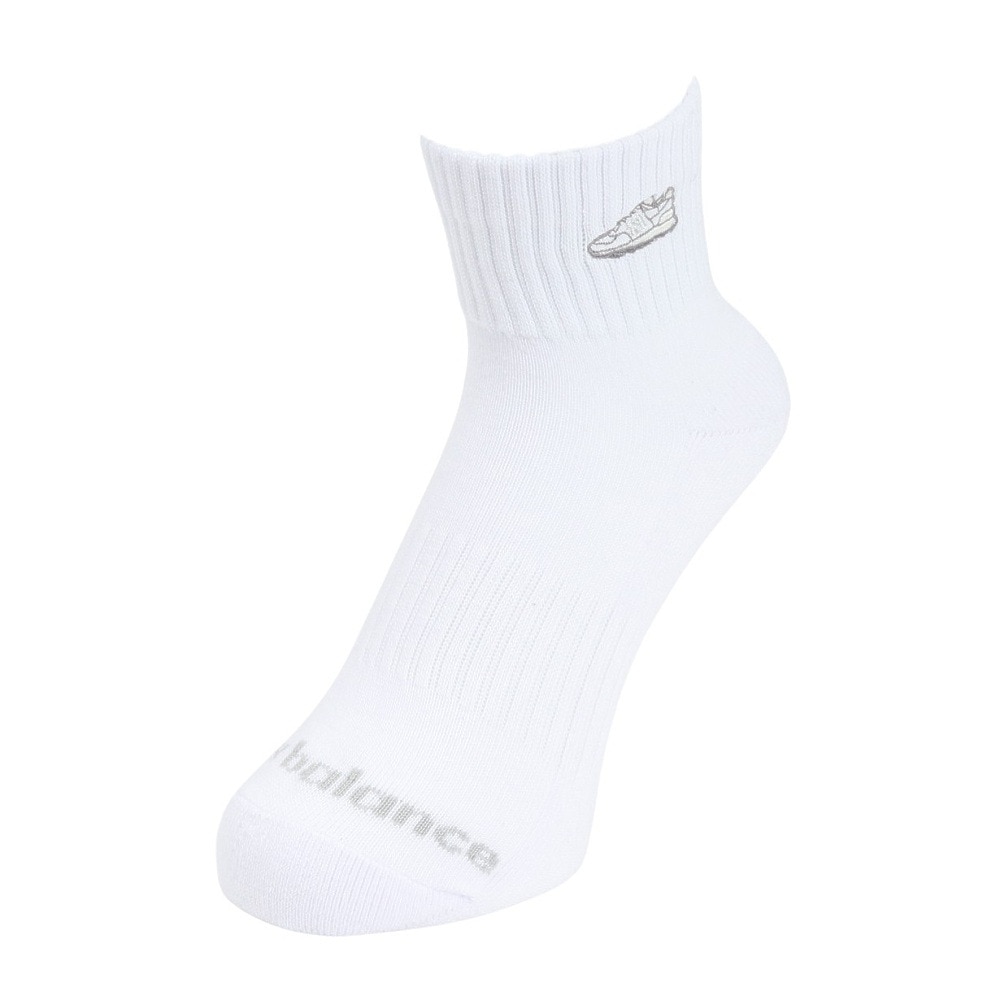 ニューバランス（new balance）（メンズ）ソックス ミッドレングス 3足組 M-LLサイズ Wappen LAS55658AS1 新年度 新学期 新調 部活 学生 衣替え