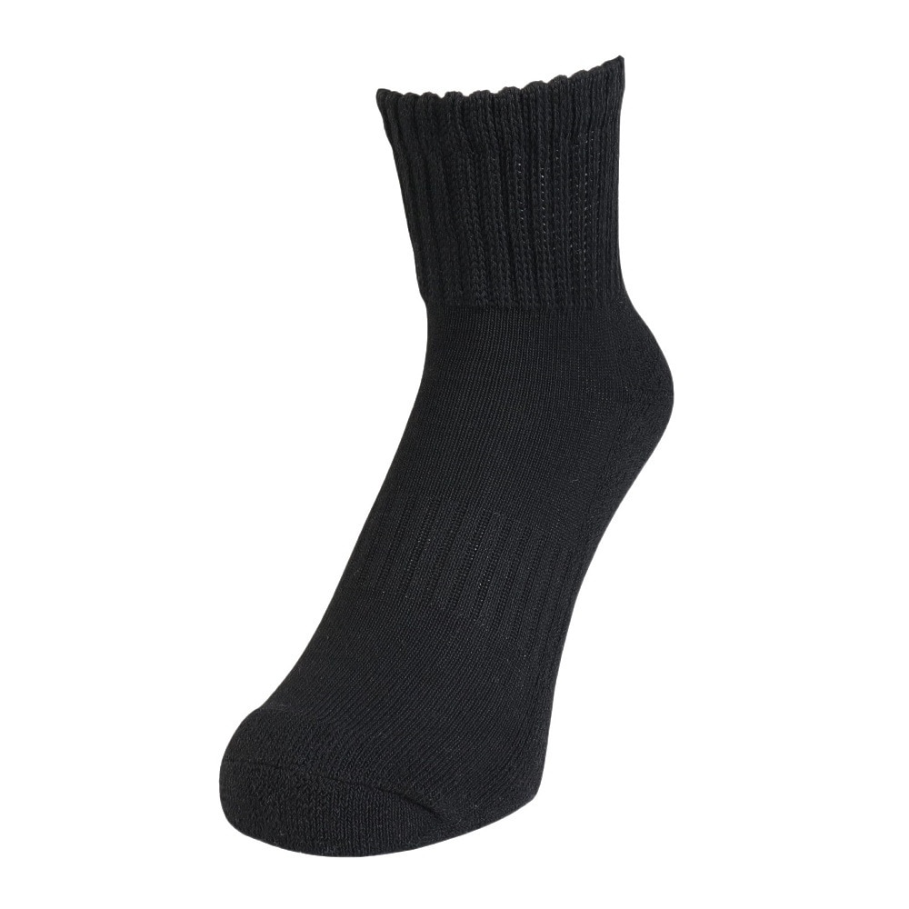 その他ブランド（OTHER BRAND）（メンズ）ヒートクロス アンクルソックス 3足組 ゆったり 894CO5GSA0082 BLK