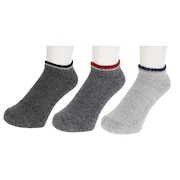チャンピオン-ヘリテイジ(CHAMPION-HERITAGE)(メンズ)3足組 スニーカーインソックス ストライプライン CMSCM401 998 25.0~27.0cm