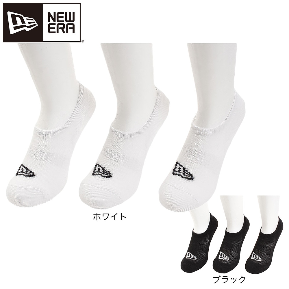 ニューエラ（NEW ERA）（メンズ、レディース）ソックス ベリーショート 3足組 11901481