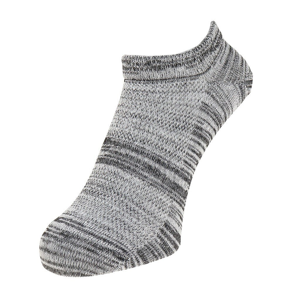 ノーブランド（NO BRAND）（メンズ）甲メッシュボーダーSI ソックス 3足組 894NN2OK4689GRY