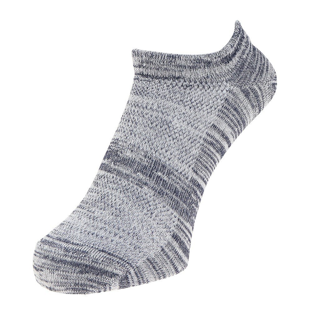 ノーブランド（NO BRAND）（メンズ）甲メッシュボーダーSI ソックス 3足組 894NN2OK4689GRY