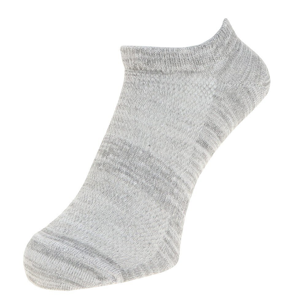 ノーブランド（NO BRAND）（メンズ）甲メッシュボーダーSI ソックス 3足組 894NN2OK4690GRY