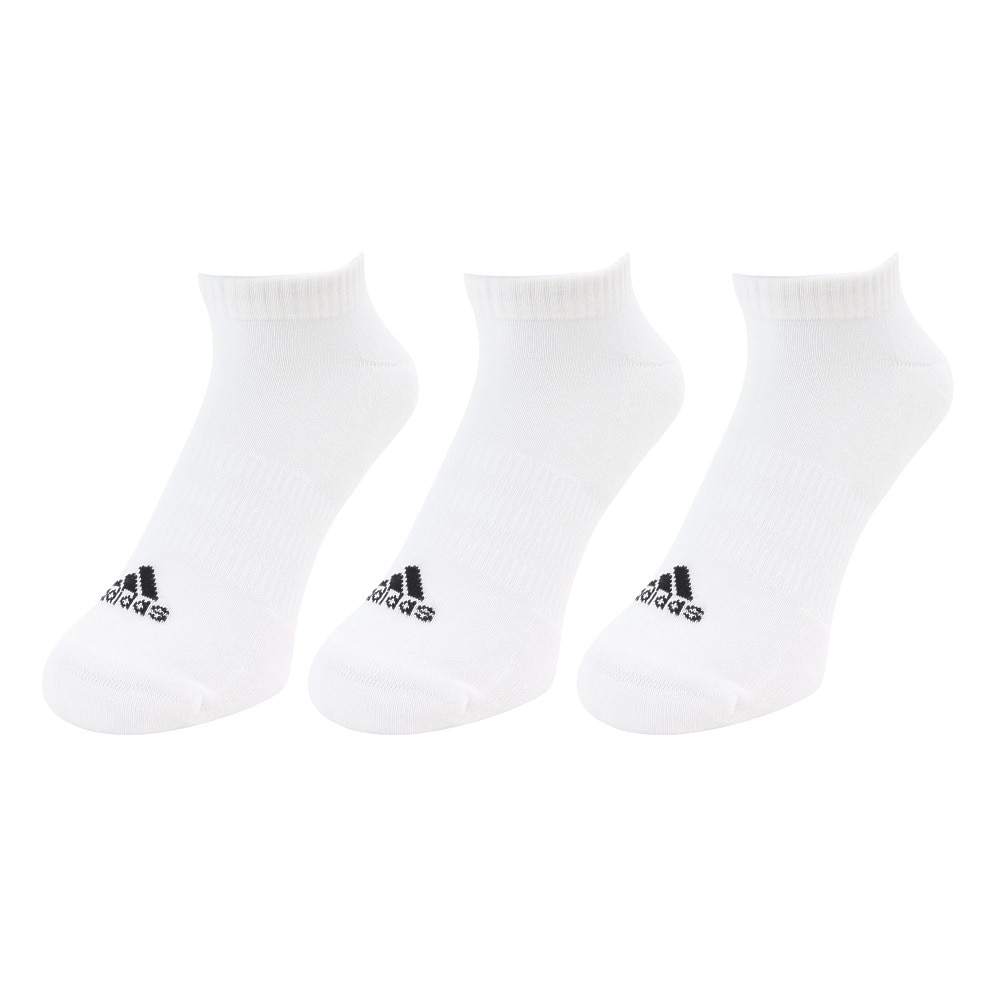 アディダス（adidas）（メンズ）クッション ローカット ソックス 3足組 EBB61-HT3434