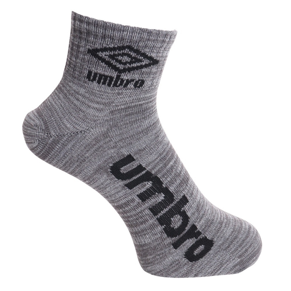 アンブロ（UMBRO）（メンズ）3足組 ショートソックス UUAVJB03 MGPG