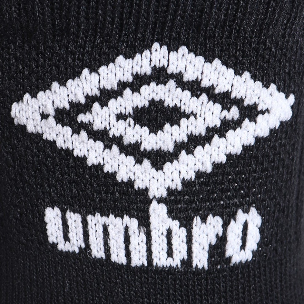 アンブロ（UMBRO）（メンズ）3足組 ショートソックス UUAVJB05 BK