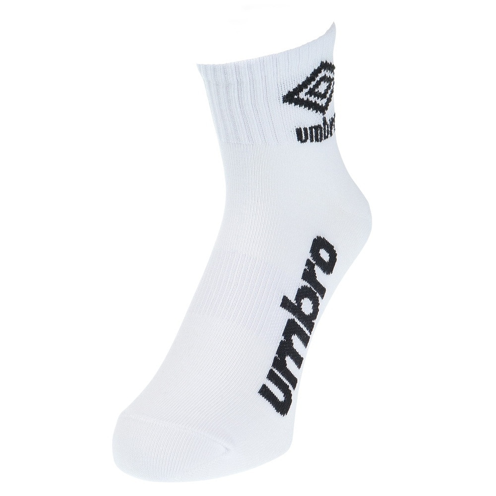 アンブロ（UMBRO）（メンズ）3足組ショートソックス UUAVJB05 WGB