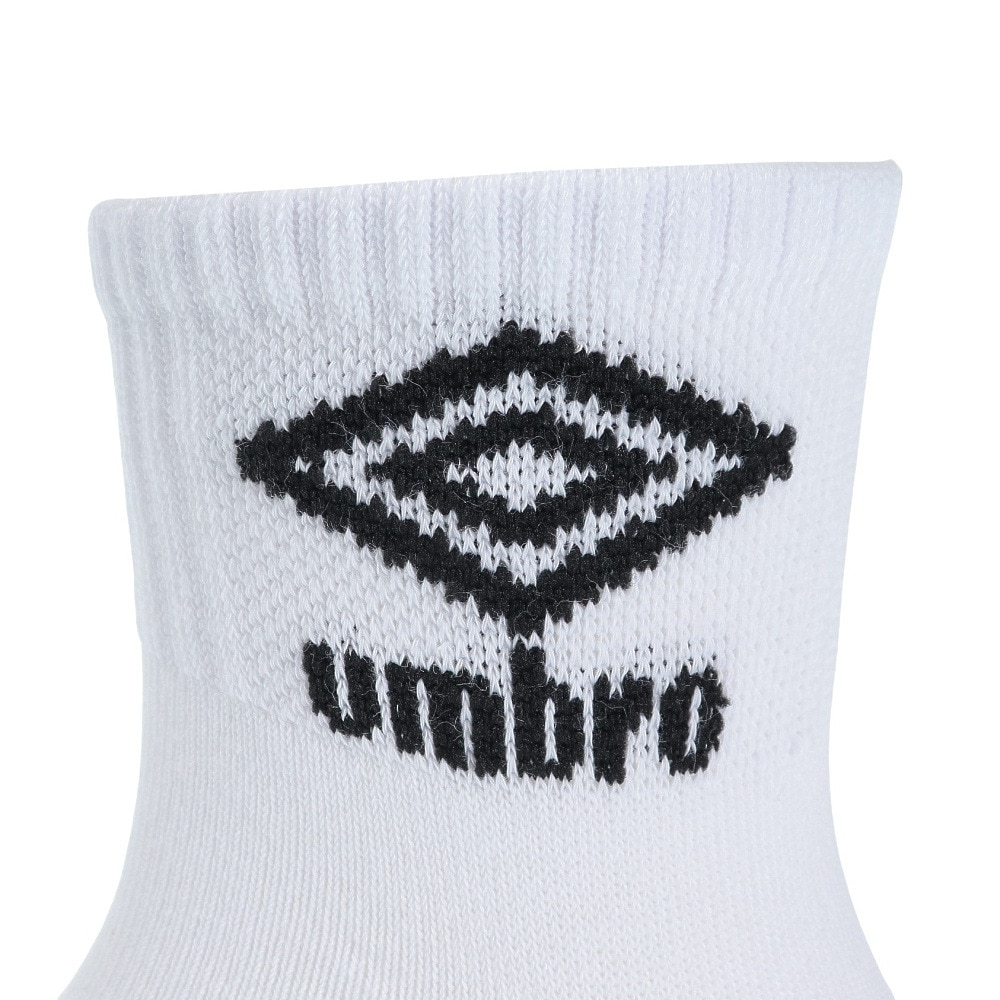 アンブロ（UMBRO）（メンズ）3足組ショートソックス UUAVJB05 WGB