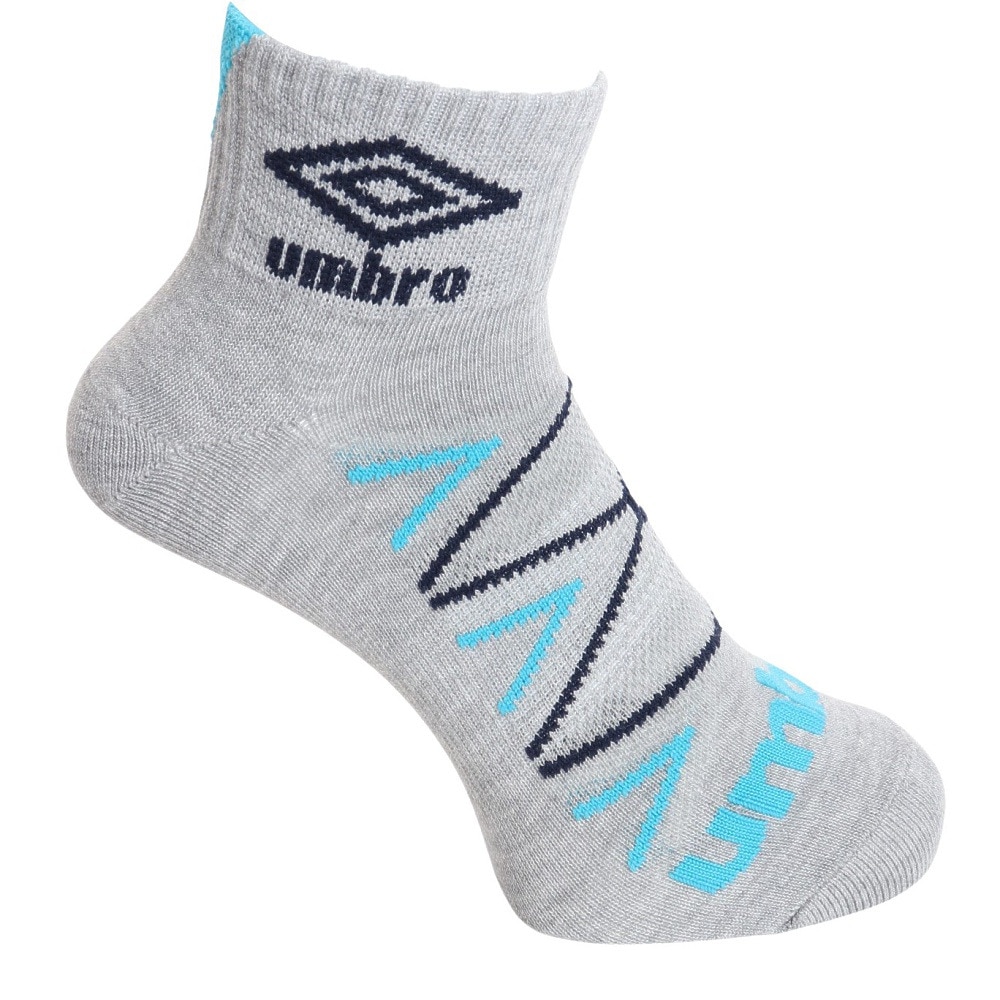 アンブロ（UMBRO）（メンズ）ショートソックス 3足組 UUAVJB07 LGNV