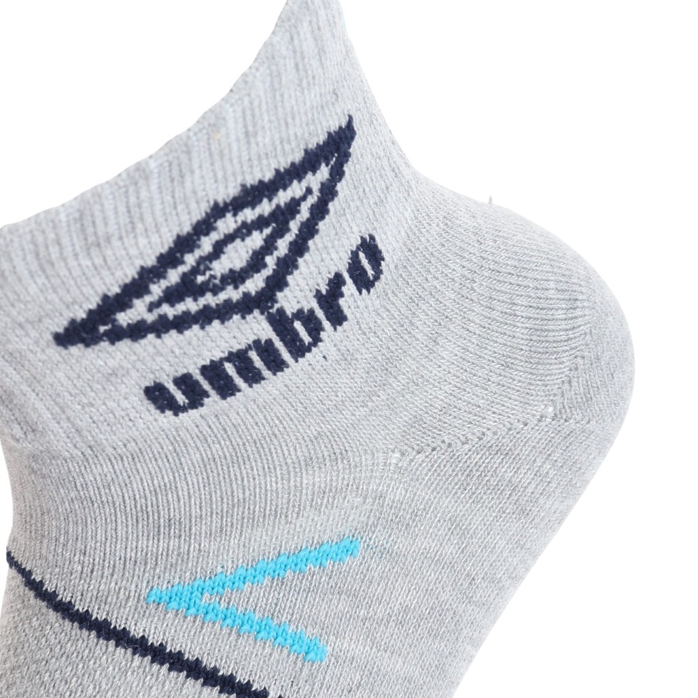 アンブロ（UMBRO）（メンズ）ショートソックス 3足組 UUAVJB07 LGNV