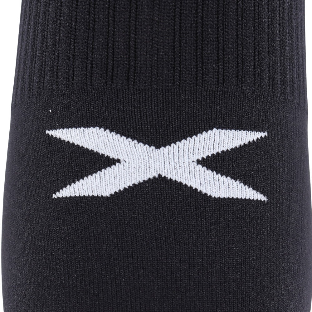 ツー・タイムズ・ユー（2XU）（メンズ、レディース）インビジブル ソックス 3足組 UQ6550E-BLK/WHT