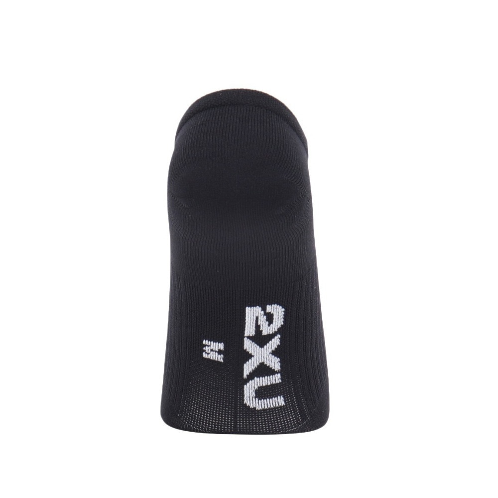 ツー・タイムズ・ユー（2XU）（メンズ、レディース）インビジブル ソックス 3足組 UQ6550E-BLK/WHT